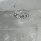 Sterling Silver Claddagh Toe Ring 2.7g Adjustable Size 2.5 Irish Heart Band