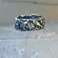 Bird ring heart dove band Valentine love heart size 5 sterling silver women girls
