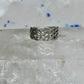 Toe Ring Celtic band Sterling Silver Size 2.50