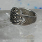 Toe Ring Celtic band Sterling Silver Size 2.50
