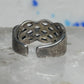 Toe Ring Celtic band Sterling Silver Size 2.50