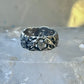 Bird ring heart dove band Valentine love heart size 5 sterling silver women girls