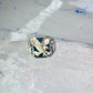 Black Hills Gold Ring Eagle leaves band size 8.75 sterling silver women men