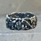 Bird ring heart dove band Valentine love heart size 5 sterling silver women girls