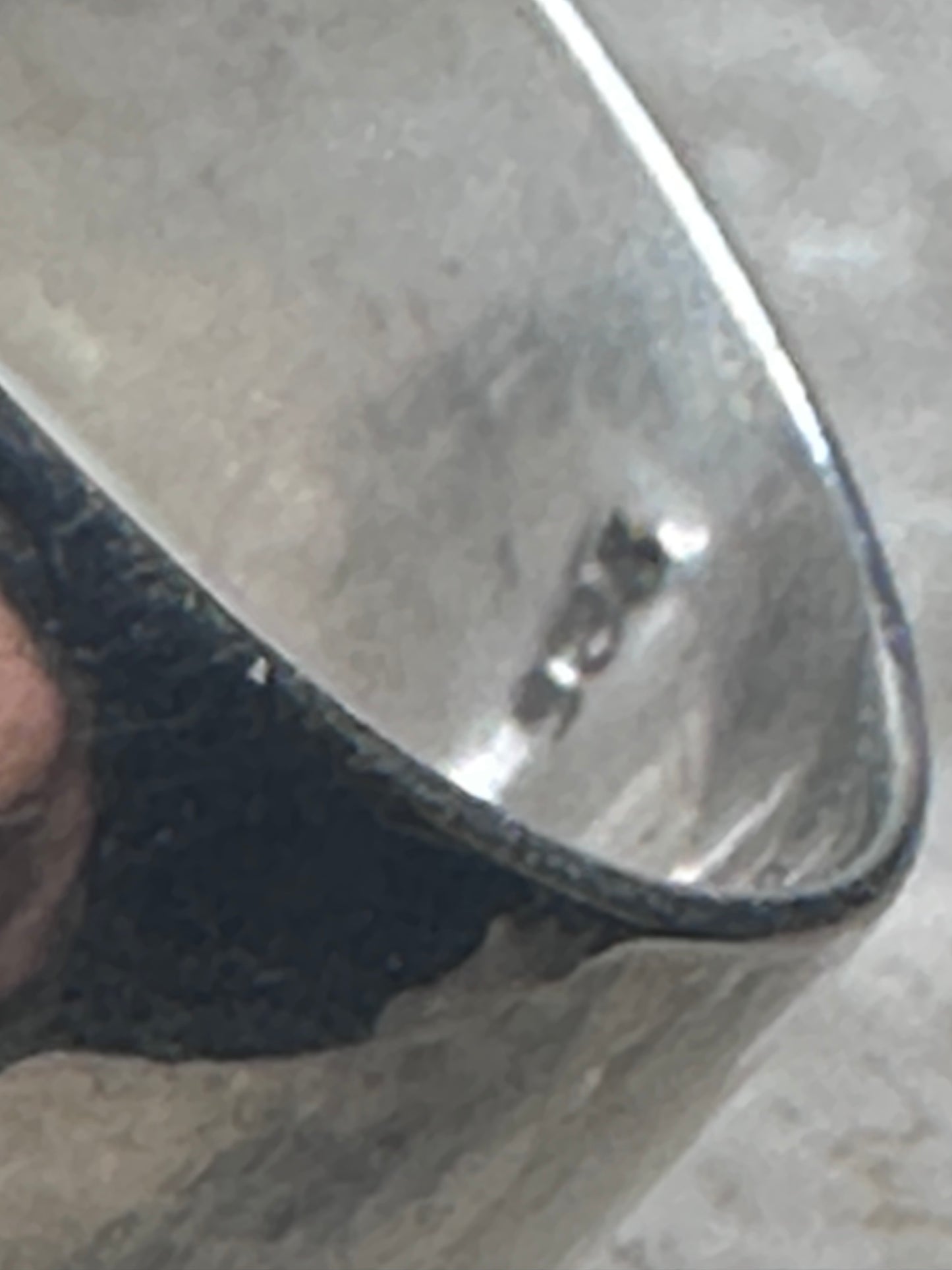 Modern ring size 10.50 sterling silver women men