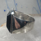 Modern ring size 10.50 sterling silver women men
