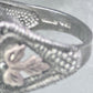 Black Hills Gold Ring Eagle leaves band size 8.75 sterling silver women men
