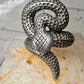 Snake ring Rattlesnake band size 10 sterling silver men women