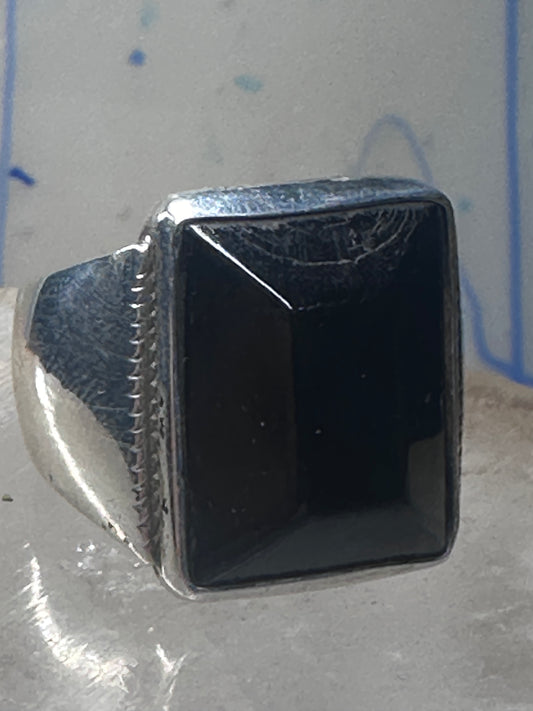 Modern ring size 10.50 sterling silver women men