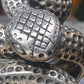 Snake ring Rattlesnake band size 10 sterling silver men women