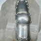 Vintage Sterling Silver Hinged Full Finger Armor Shield Ring Size 8.75 9 23g