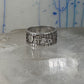 Antique Hope Ring Charity Faith Cross Anchor Heart Band Sterling Silver AS IS