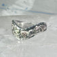 Black Hills Gold Ring leaves wavy band size 8 sterling silver women men