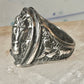 Horse ring horseshoe band southwestern size 5 cowgirl pinky sterling silver women