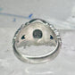 Black Hills Gold Ring opal leaves band size 7 sterling silver women men