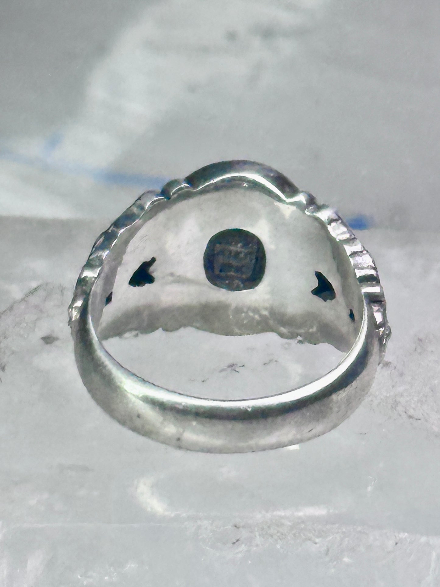 Black Hills Gold Ring opal leaves band size 7 sterling silver women men
