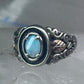 Black Hills Gold Ring opal leaves band size 7 sterling silver women men