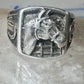 Horse ring horseshoe band southwestern size 10 cowboy sterling silver women men