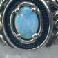 Black Hills Gold Ring opal leaves band size 7 sterling silver women men