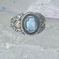 Black Hills Gold Ring opal leaves band size 7 sterling silver women men