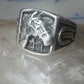 Horse ring horseshoe band southwestern size 10 cowboy sterling silver women men