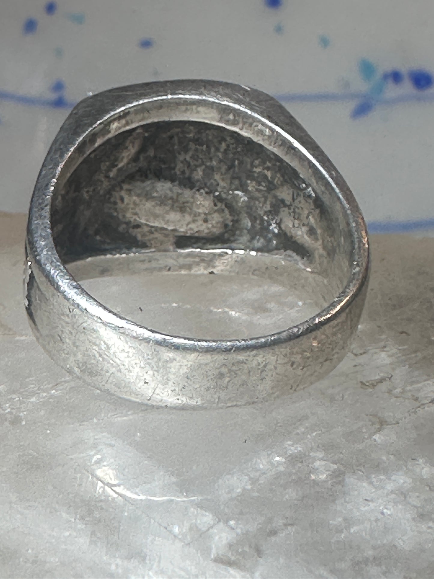 Horse ring horseshoe band southwestern size 10 cowboy sterling silver women men