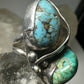 Navajo ring Turquoise band size 6.25 sterling silver women
