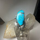 Navajo ring longTurquoise size 6.50 sterling silver women