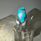 Navajo ring longTurquoise size 6.50 sterling silver women