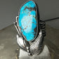 Navajo ring longTurquoise size 6.50 sterling silver women