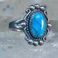 Vintage Turquoise Ring Navajo size 8.75 sterling silver women girls