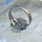 Vintage Turquoise Ring Navajo size 8.75 sterling silver women girls