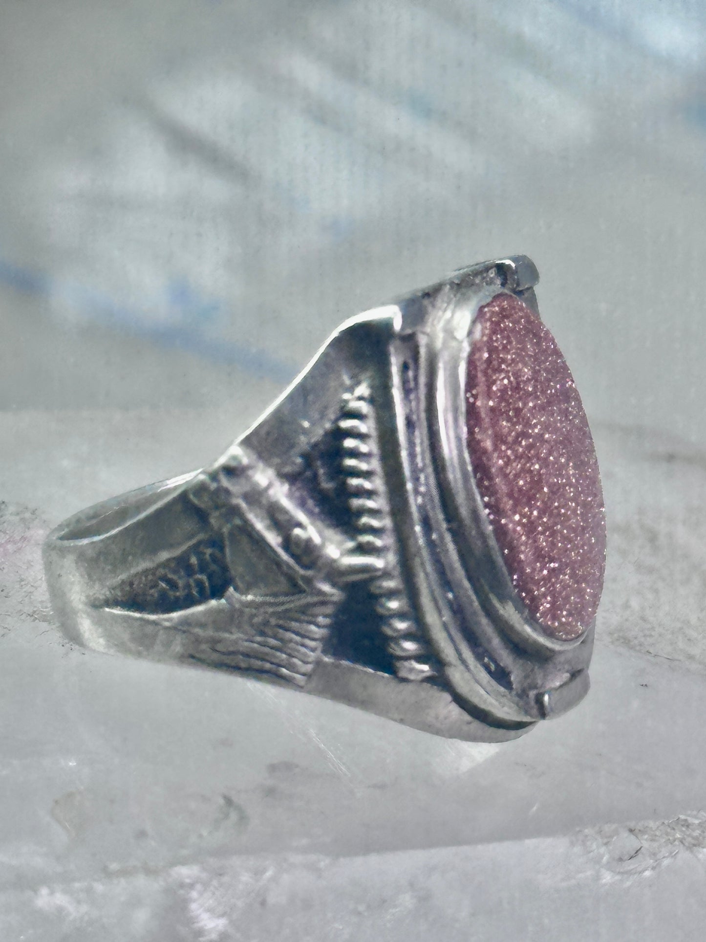 Horseshoe  Ring horse western good luck band size 9cowgirl cowboy sterling silver women men