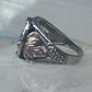 Black Hills Gold Ring horse horseshoe good luck onyx band size 10 cowboy sterling silver women men