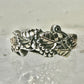 Black Hills Gold ring size 7.25 leaves band sterling silver women