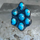 Zuni Ring Turquoise Flower size 6.5 sterling silver women&nbsp;