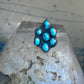Zuni Ring Turquoise Flower size 6.5 sterling silver women&nbsp;