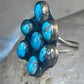 Zuni Ring Turquoise Flower size 6.5 sterling silver women&nbsp;
