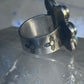 Zuni Ring Turquoise Flower size 8.25 sterling silver women&nbsp;