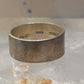 Mexican ring wedding band size 13 sterling silver women men