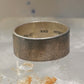 Mexican ring wedding band size 13 sterling silver women men