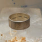 Mexican ring wedding band size 13 sterling silver women men
