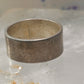 Mexican ring wedding band size 13 sterling silver women men
