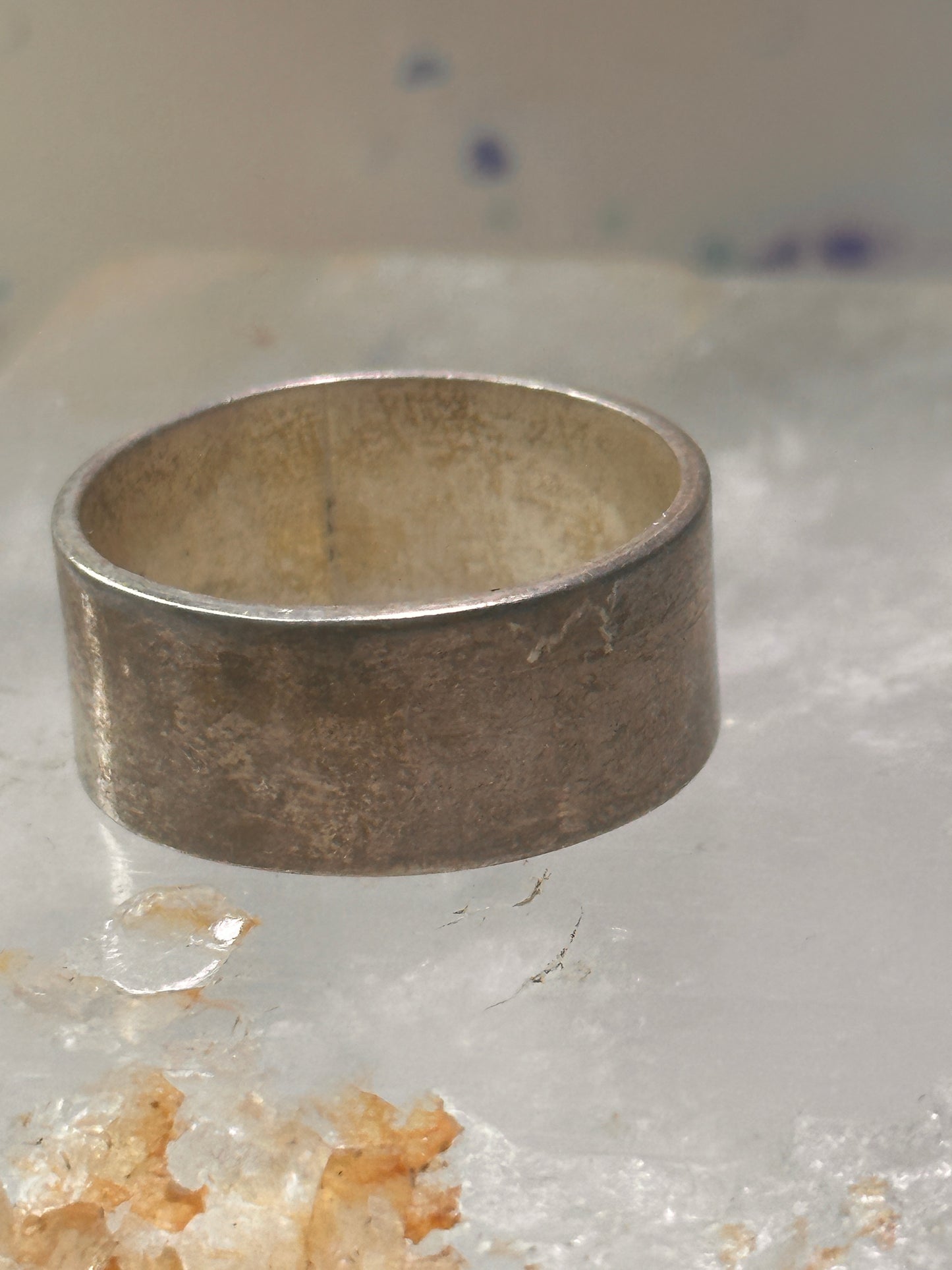 Mexican ring wedding band size 13 sterling silver women men