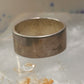 Mexican ring wedding band size 13 sterling silver women men