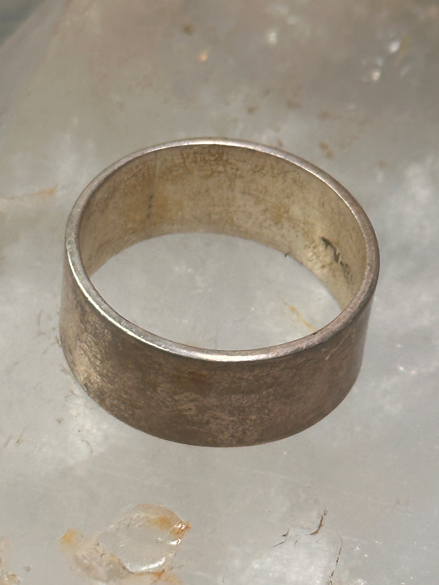 Mexican ring wedding band size 13 sterling silver women men