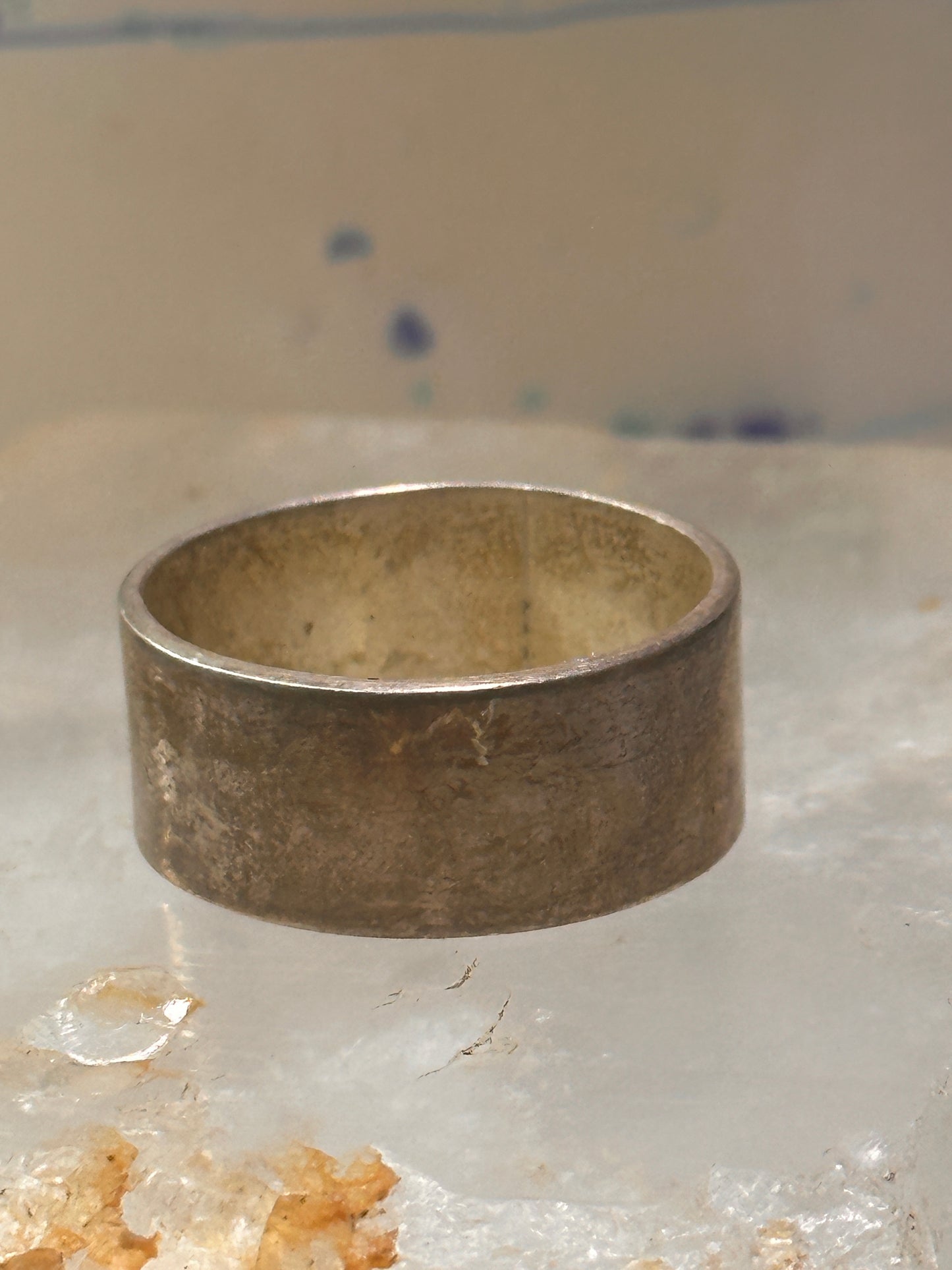 Mexican ring wedding band size 13 sterling silver women men