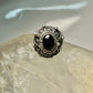 Poison ring star Mexico  band size 7.50 sterling silver women girls