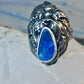 Navajo Ring opal ? size 8.50 sterling silver women men