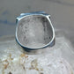 Zuni Ring sun face lapis mother of pearl turquoise size 10.50 sterling silver women men